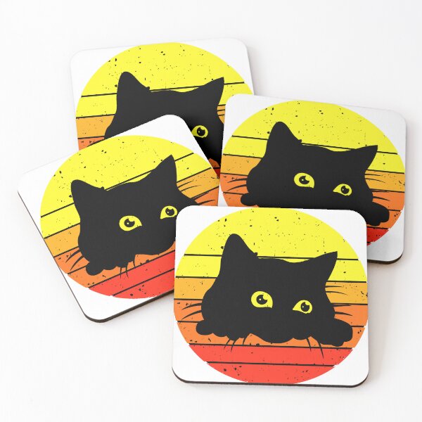 Item preview, Black Cat T Shirt designed and sold by Petthecatshop.