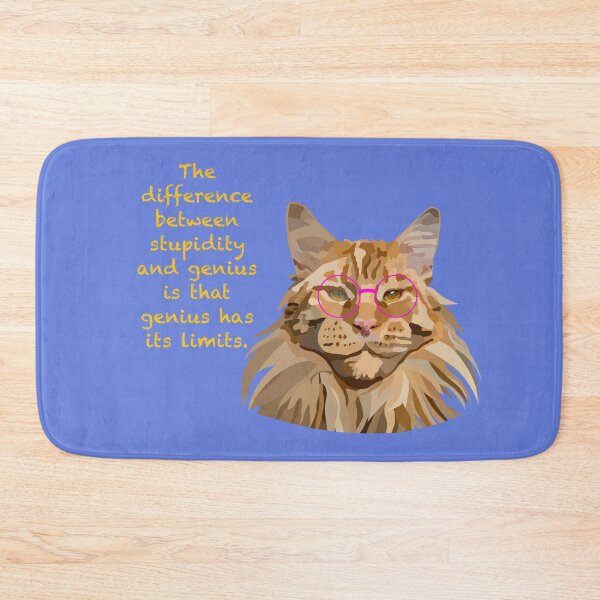 Item preview, Maine Coon Cat Einstein Hand Drawn Digital Art designed and sold by Lartheviking.