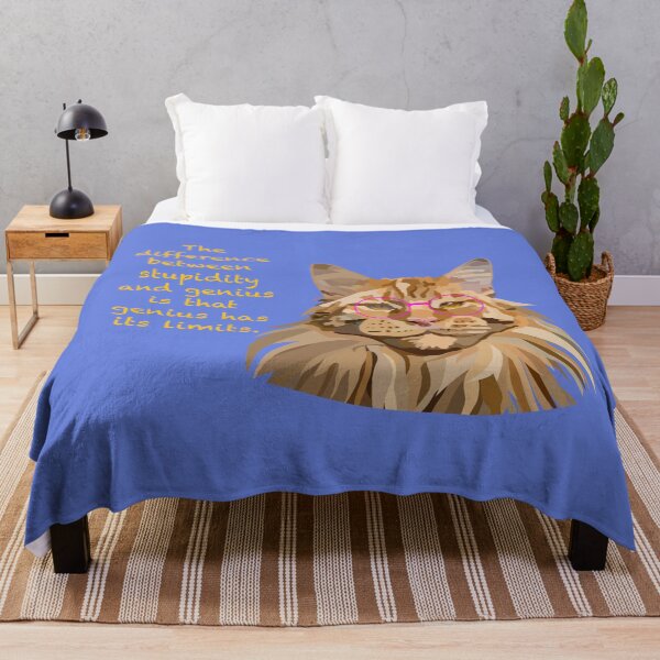 Item preview, Maine Coon Cat Einstein Hand Drawn Digital Art designed and sold by Lartheviking.