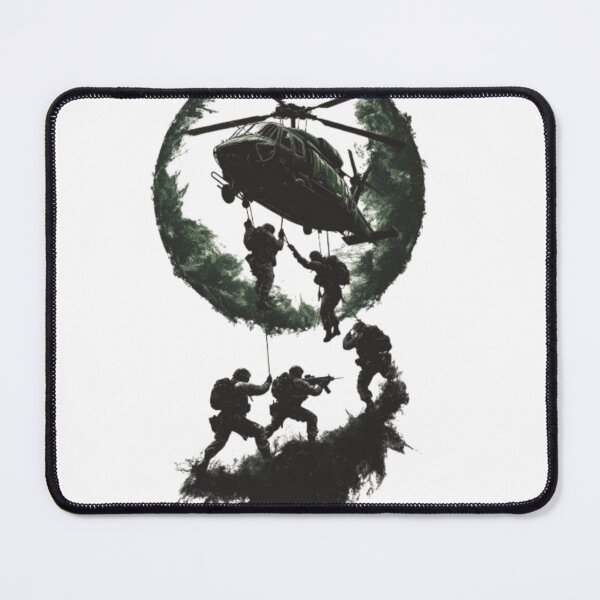 Item preview, "Tactical Military Silhouette with Camouflage Theme" designed and sold by DrRoza.