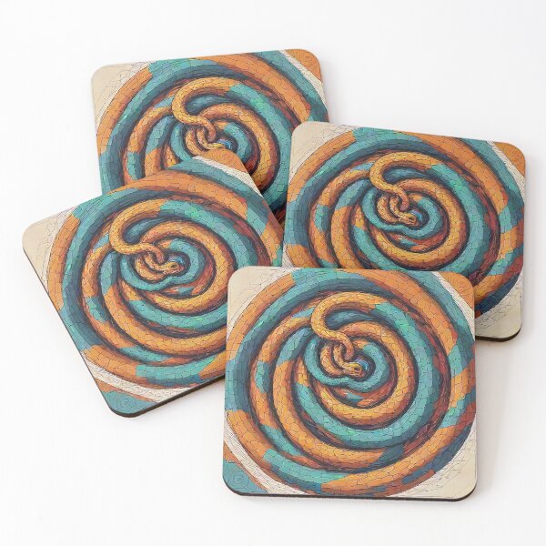 Item preview, Coiled Serpent: A Colorful Waltz designed and sold by OpraOpra.