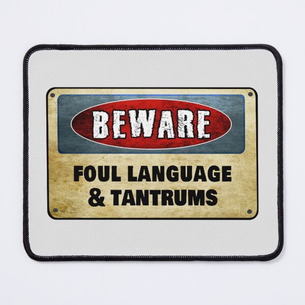 Item preview, Grumpy people series - swearing designed and sold by ClarkChris.