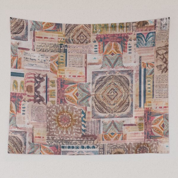 Item preview, Ethnic Patchwork Abstract designed and sold by J Marielle Designs.