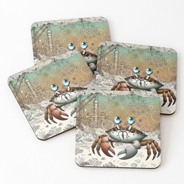 Item preview, Steampunk Dungeness Crab designed and sold by Sillytoe.