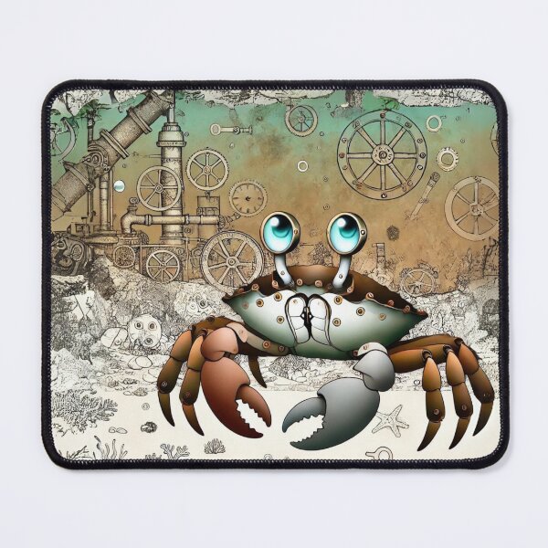 Item preview, Steampunk Dungeness Crab designed and sold by Sillytoe.
