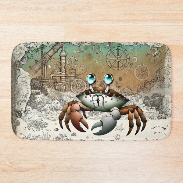 Item preview, Steampunk Dungeness Crab designed and sold by Sillytoe.