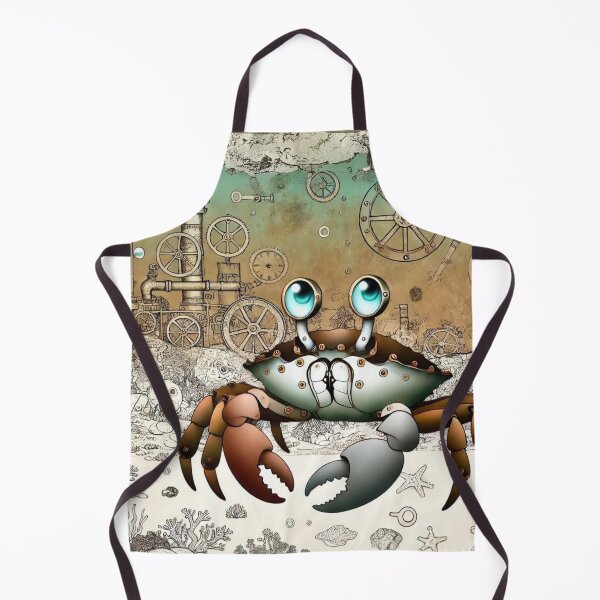Item preview, Steampunk Dungeness Crab designed and sold by Sillytoe.