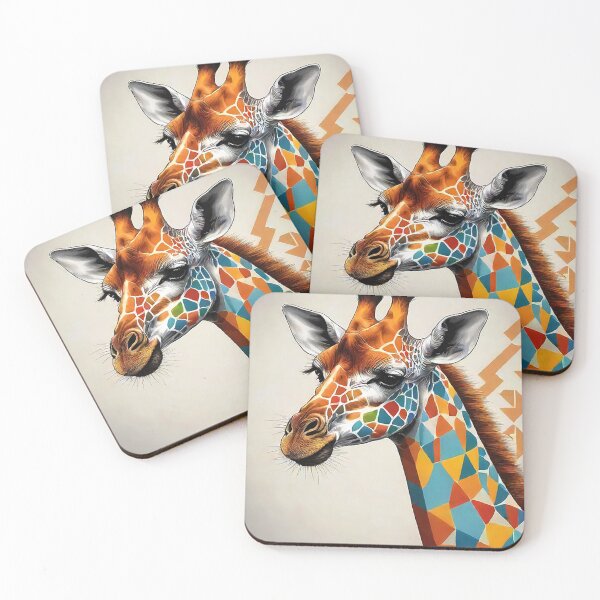 Item preview, The Colorful Giraffe designed and sold by OpraOpra.