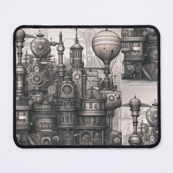 Item preview, Steampunk Monochromatic Sketch Style designed and sold by Digitayaa.