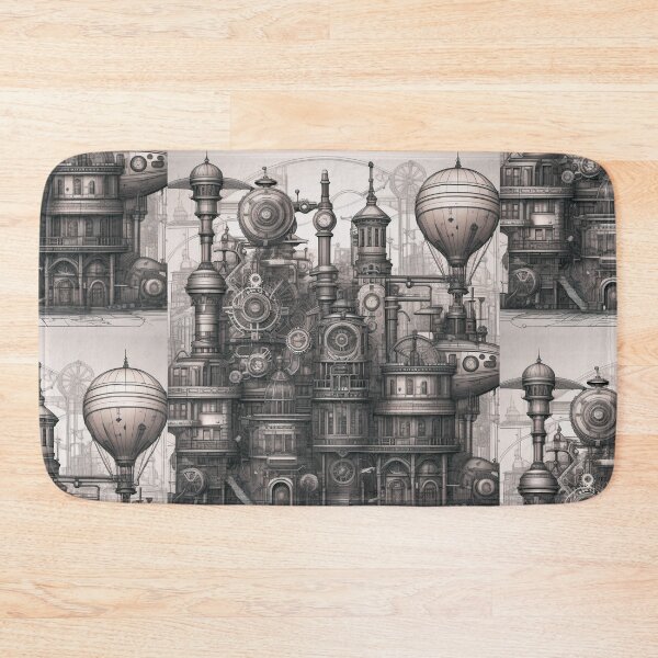 Item preview, Steampunk Monochromatic Sketch Style designed and sold by Digitayaa.