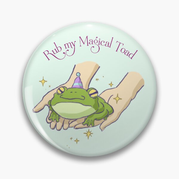 Item preview, Rub my Magical Toad designed and sold by SageTeaArts.