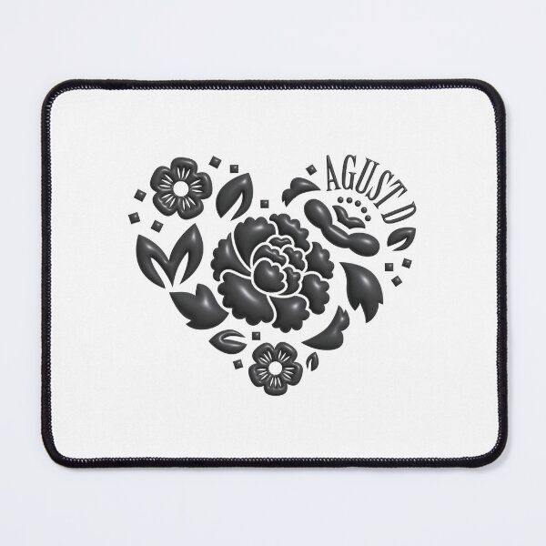 Item preview, Agust D Lotus Heart-shaped designed and sold by loonylunaART.