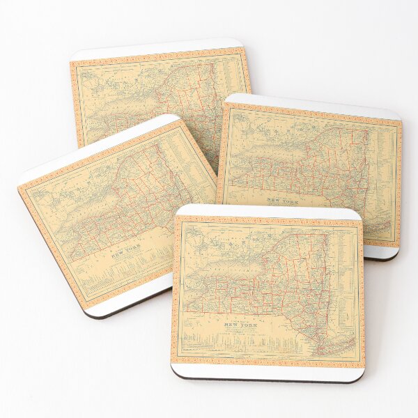 Item preview, 1840 NY State Map - Digitally Enhanced designed and sold by KeppelArt.