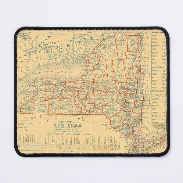 Item preview, 1840 NY State Map - Digitally Enhanced designed and sold by KeppelArt.