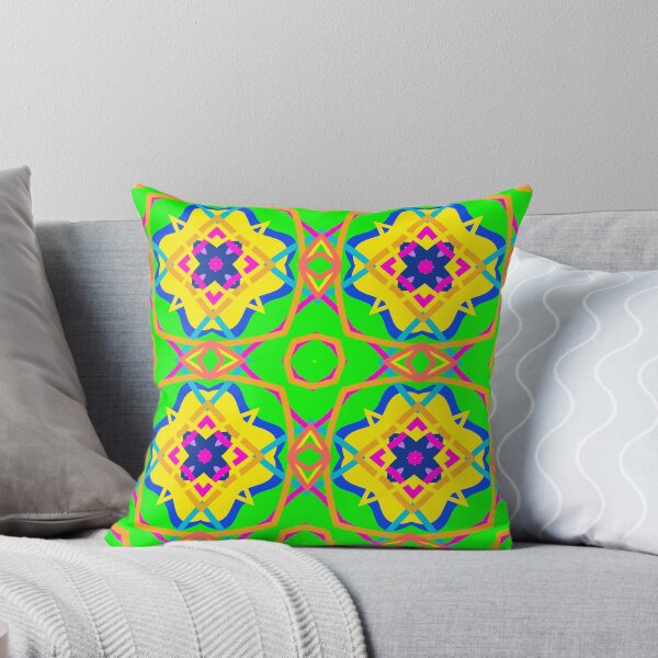 Item preview, Geometric Modern Abstract Pop Art Scribble Brights Pattern Variation No.24 designed and sold by MirabiliaMagpie.