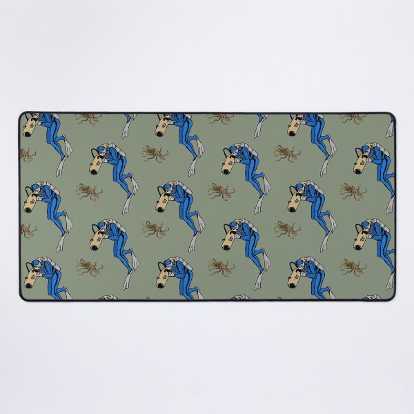 Item preview, Vintage SCUBA Diving Diver Photographing an Octopus URM designed and sold by urmaddad.
