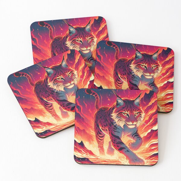 Item preview, Lava Fire Lynx, Ai Generated Art  designed and sold by ACC .