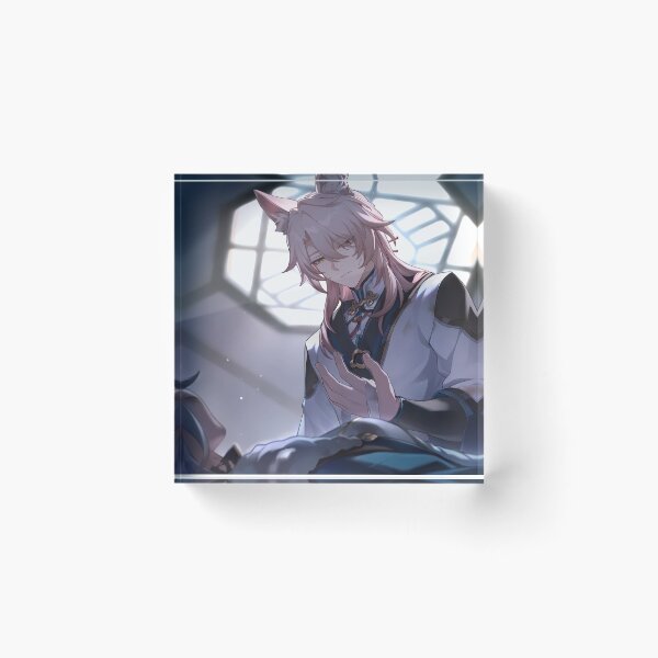Item preview, Jiaoqiu • Honkai Star Rail • Pom-Pom Gallery • Flying Aureus Shot to Lupine Rue designed and sold by kazatodoesart.