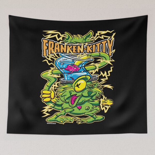 Item preview, Franken-Kitty Frankenstein's Cat designed and sold by eShirtLabs.