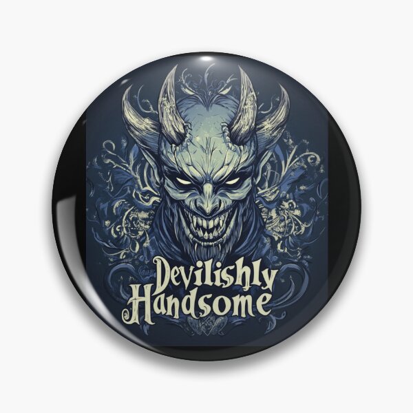 Item preview, Devilishly Handsome Devil with Horns designed and sold by StylishShirtsMk.