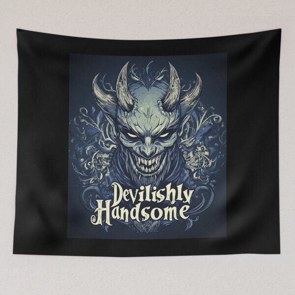 Item preview, Devilishly Handsome Devil with Horns designed and sold by StylishShirtsMk.