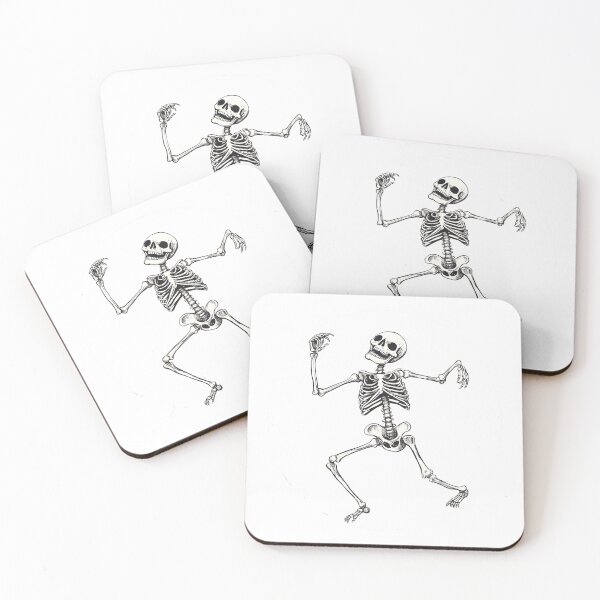 Item preview, Dancing Skeleton with Playful Pose designed and sold by CharmingQuill.