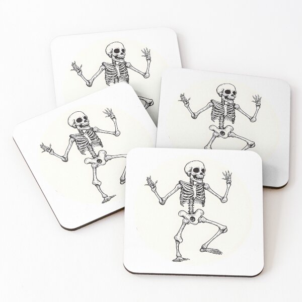 Item preview, Dancing Skeleton in Halloween Spirit designed and sold by CharmingQuill.