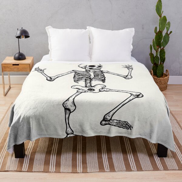 Item preview, Dancing Skeleton in Halloween Spirit designed and sold by CharmingQuill.