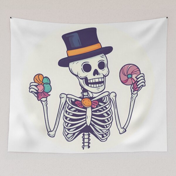 Item preview, Gentleman Skeleton with Lollipops designed and sold by CharmingQuill.