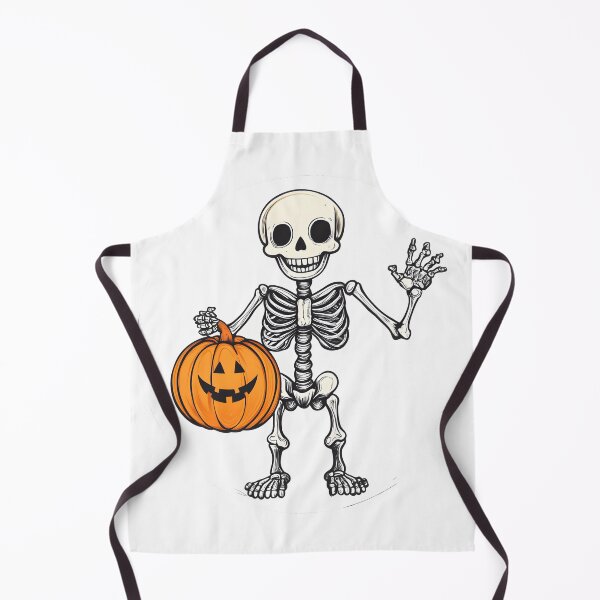 Item preview, Skeleton with Halloween Pumpkin Companion designed and sold by CharmingQuill.