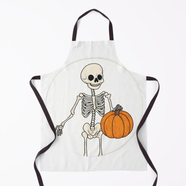 Item preview, Halloween Skeleton Holding Pumpkin Sticker Design designed and sold by CharmingQuill.