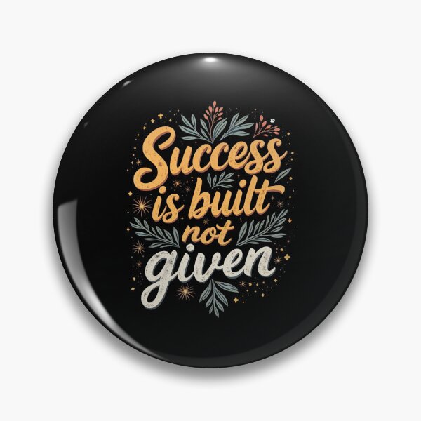 Item preview, Success Is Built Not Given Motivational designed and sold by CreativePodArt.