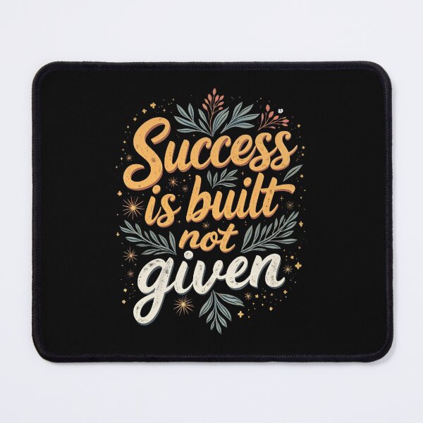 Item preview, Success Is Built Not Given Motivational designed and sold by CreativePodArt.