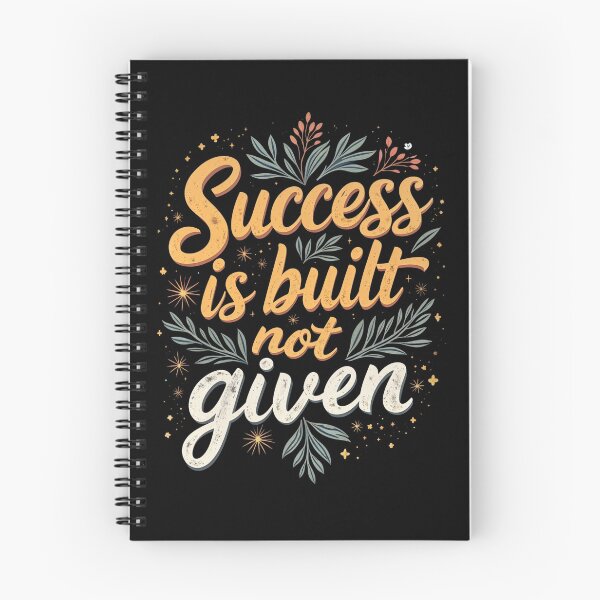 Item preview, Success Is Built Not Given Motivational designed and sold by CreativePodArt.