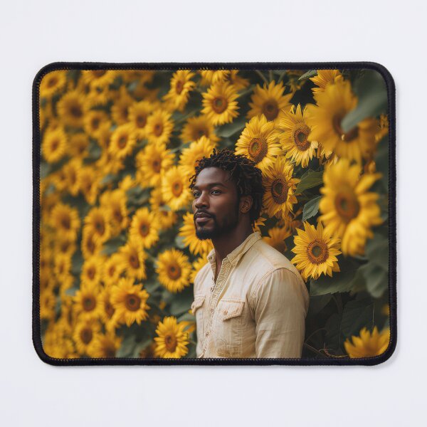 Item preview, Tranquil Moments: Man in a Sea of Sunflowers designed and sold by regalaibylondon.
