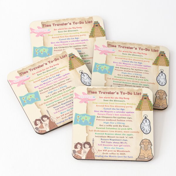 Item preview, Time Traveler's To-Do List designed and sold by NewAspect.