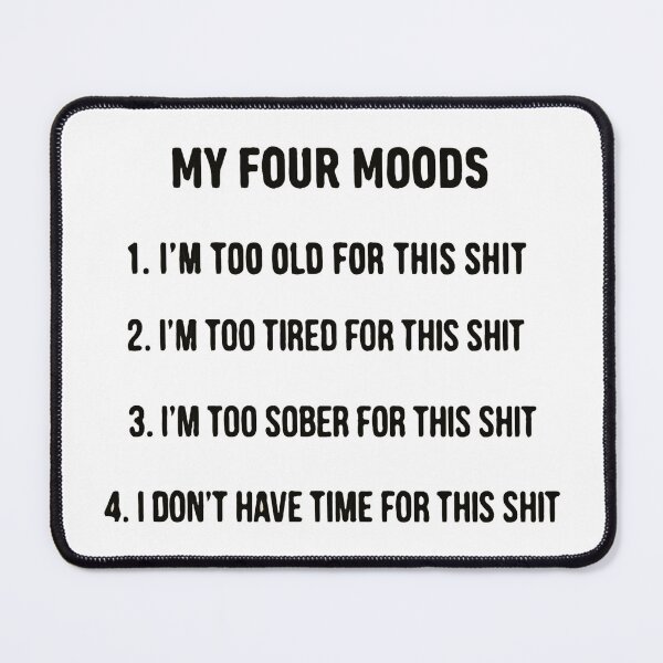 Item preview, My Four Moods designed and sold by Oqueartecura.