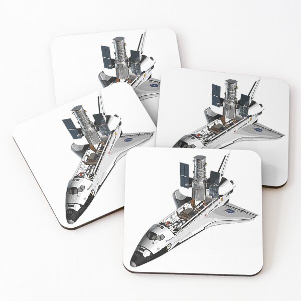 Item preview, Space Shuttle Discovery and Hubble designed and sold by felicioporto.