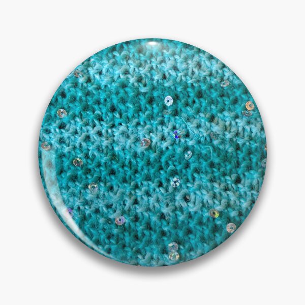 Item preview, Turquoise texture with sparkles   designed and sold by thebentknitter.