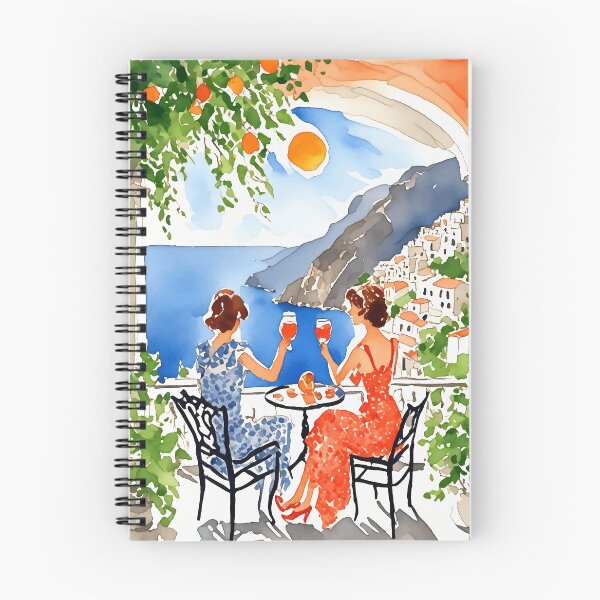 Item preview, Aperitivo in Amalfi Watercolor designed and sold by Magnolia Valley Art.