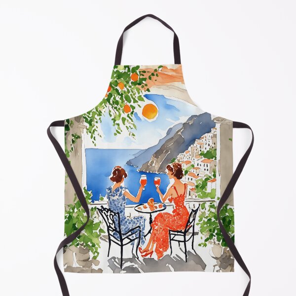Item preview, Aperitivo in Amalfi Watercolor designed and sold by Magnolia Valley Art.