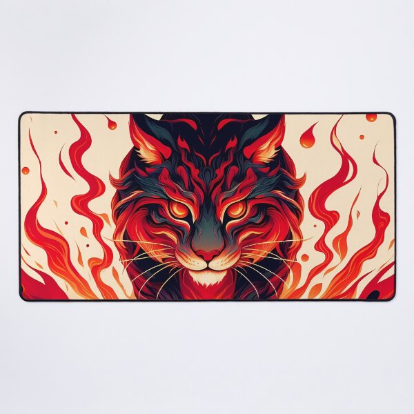 Item preview, Lava Fire Lynx, Ai Generated Art designed and sold by ACC .