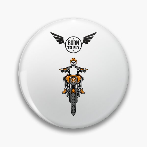 Item preview, Skeleton Motorcycle Born to Fly designed and sold by FanFest.