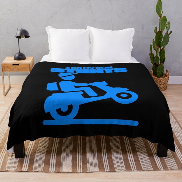 Item preview, I Do My Own Stunts, Blue designed and sold by UNK-Fatigues.