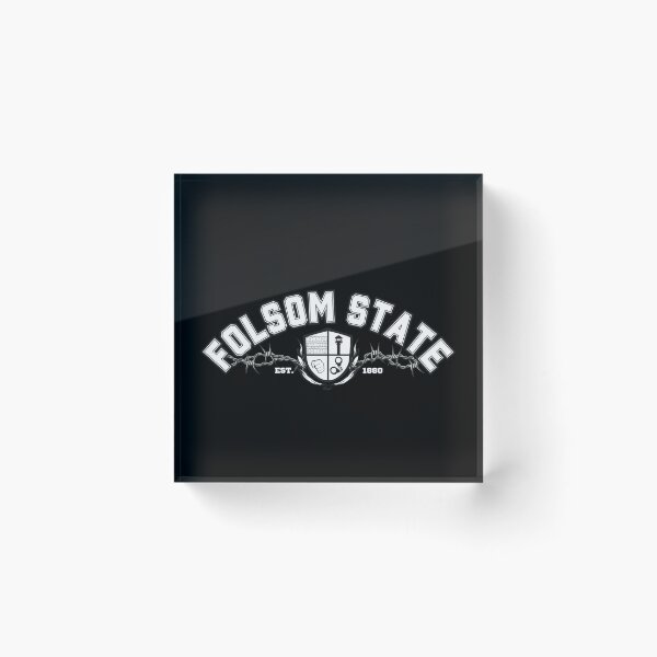 Item preview, Folsom State Prison University, White designed and sold by UNK-Fatigues.
