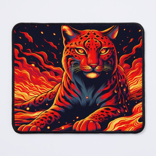 Item preview, Lava Fire Lynx, Ai Generated Art designed and sold by ACC .