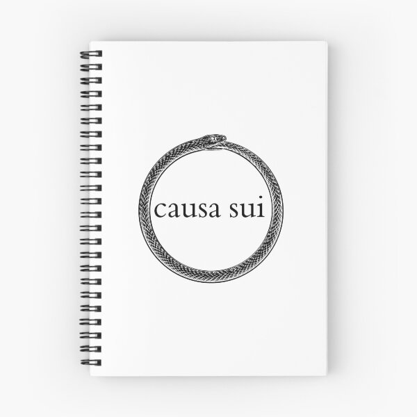 Item preview, causa sui latin phrase, cause of itself, problematic designed and sold by RossDillon.