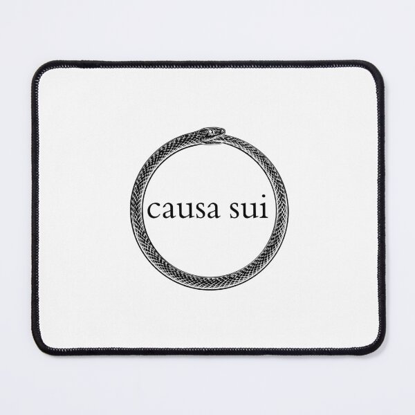 Item preview, causa sui latin phrase, cause of itself, problematic designed and sold by RossDillon.