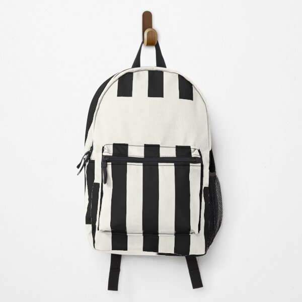 Item preview, Minimal Geometric Rectangles Lines 03 | Abstract Pattern Mid Century Stripes Black White Coastal designed and sold by MarleneCanto.