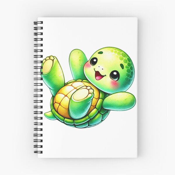 Item preview, Adorable Baby Turtle Smiling Illustration designed and sold by Little Care Studio.